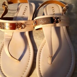 EUC worn once Coach Sandals